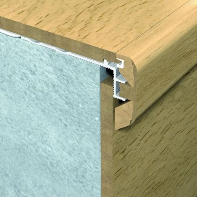 Quick-Step Aluminium Stair Base Profile for 8mm (NOT Impressive) QS Laminate