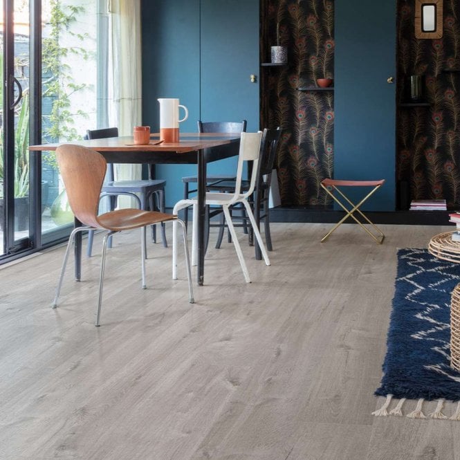 Quick-Step Bloom Vinyl Flooring Cotton Oak Cozy Grey