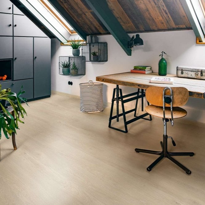 Quick-Step Bloom Vinyl Flooring Sea Breeze Oak Beige
