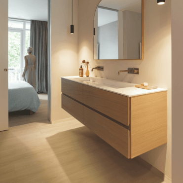 Classic Laminate Flooring Biscuit Brown Oak
