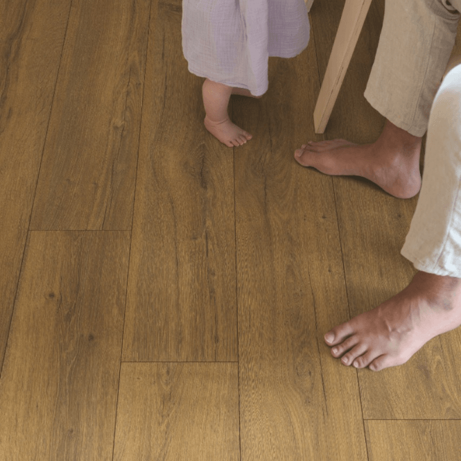 Quick-Step Classic Laminate Flooring Cocoa Brown Oak