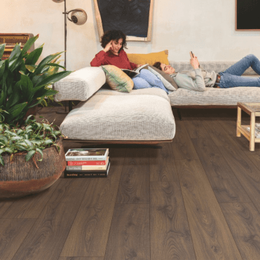 Classic Laminate Flooring Peanut Oak Brown