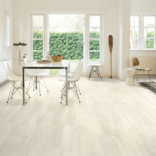 Quick-Step Creo Laminate Flooring Charlotte Oak White