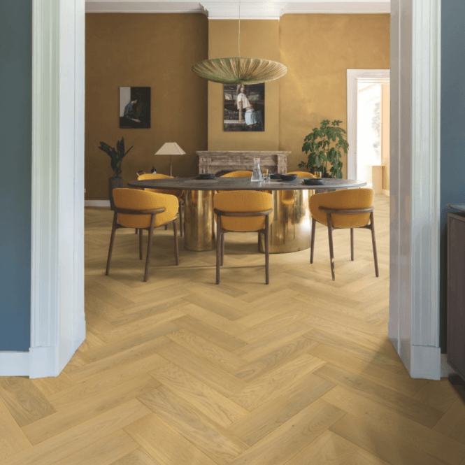 Quick-Step Disegno Parquet Hardwood Flooring Pure Light Oak Extra Matt