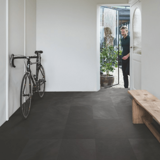 Quick-Step Muse Laminate Stone Flooring Black Slate