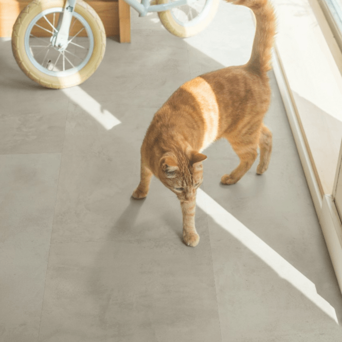 Quick-Step Muse Laminate Stone Flooring Grey Concrete