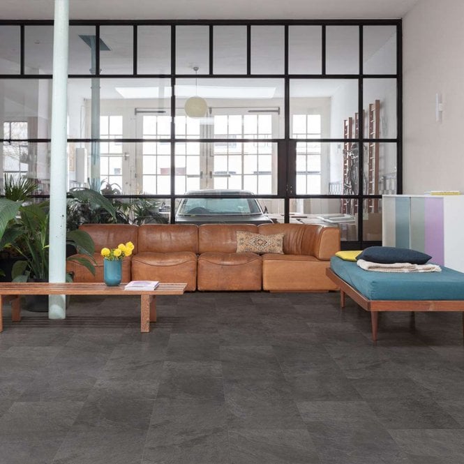 Quick-Step Oro Vinyl Stone Flooring Black Slate