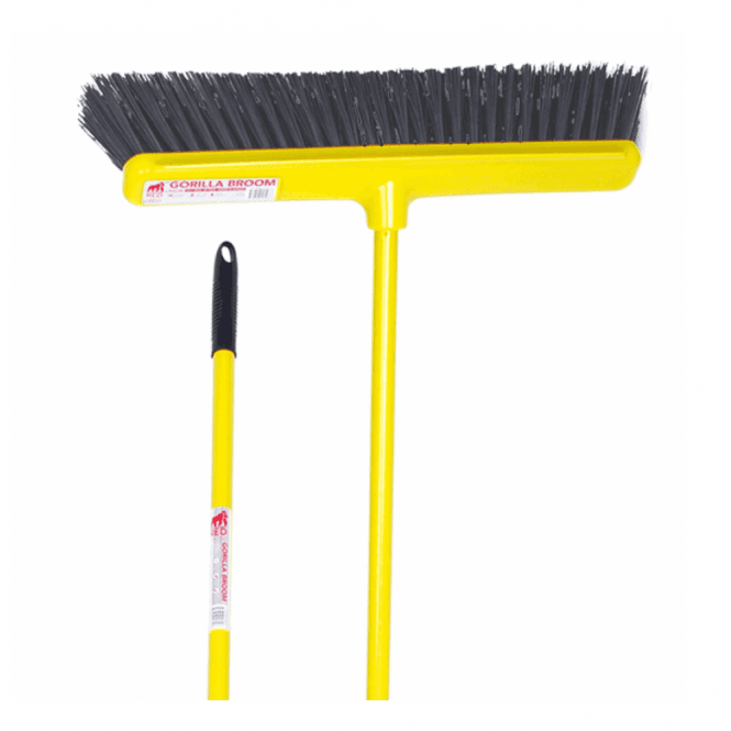 Red Gorilla 50cm Soft Bristle Gorilla Broom with Yellow Handle
