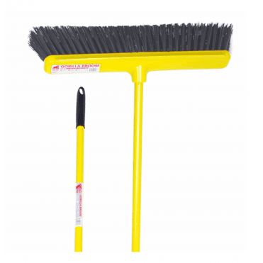 50cm Soft Bristle Gorilla Broom with Yellow Handle