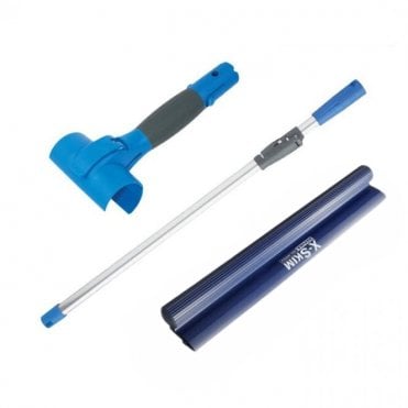 12" X-Skim Spatula Rule, X skim Clip on Handle, 1-2M Extendable Alloy Pole