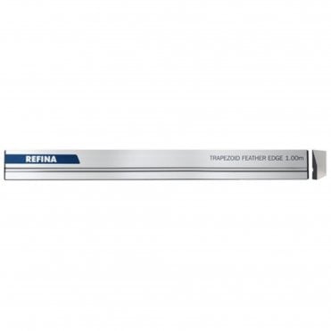 Aluminium Feather Edge Trapezoid 97x18x1.1mm