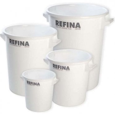 X-1 Large White Plastering Rendering Plaster Mixing Bucket