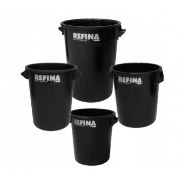 x-2 Black Plastering Mixing Bucket 3 pack (50,75,100L)