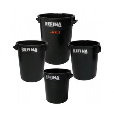 x-2 Black Plastering Mixing Bucket 4 pack (35,50,75,100L)