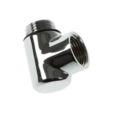 1/2" Chrome Dual Fuel Towel Rail Elbow