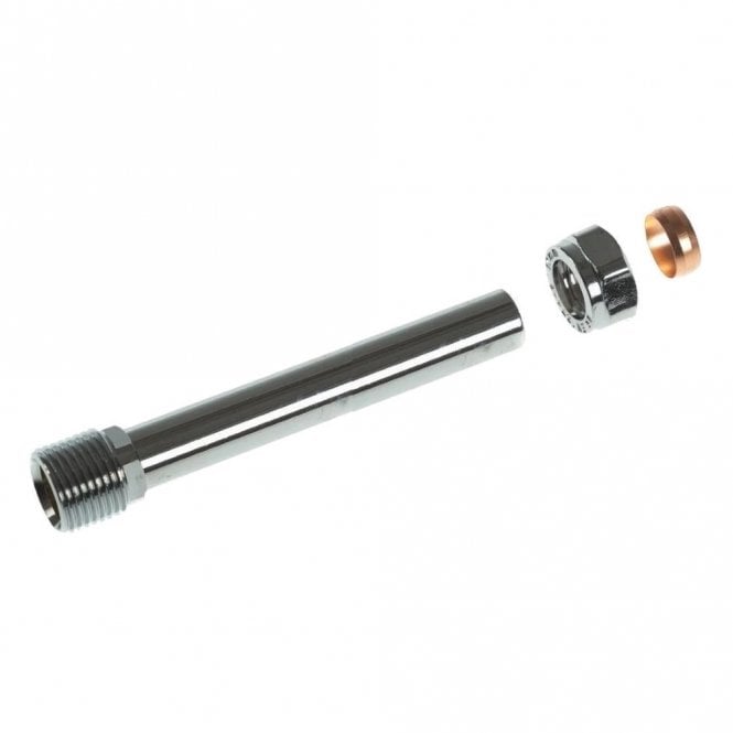 Rob Pond 100mm Rigid Radiator Valve Extension Tail (15mm x 1/2
