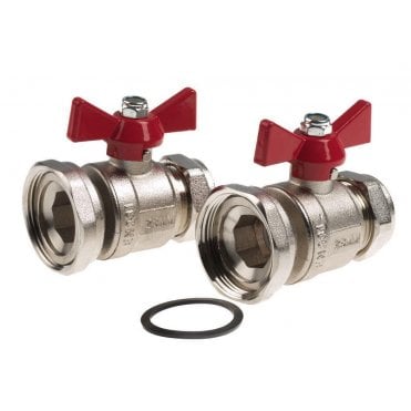 28mm Perfect Heating Pump Valve & Tee Handle (Pair) - PPV28