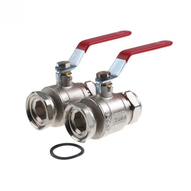 Rob Pond 35mm Perfect Heating Pump Valves & Lever Handle (Pair) - LPV35