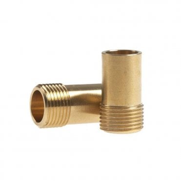Monobloc Flexible Tail Adaptor 15mm x 1/2" (Pair)
