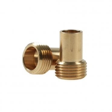 Monobloc Flexible Tail Adaptor 15mm x 3/8" (Pair)