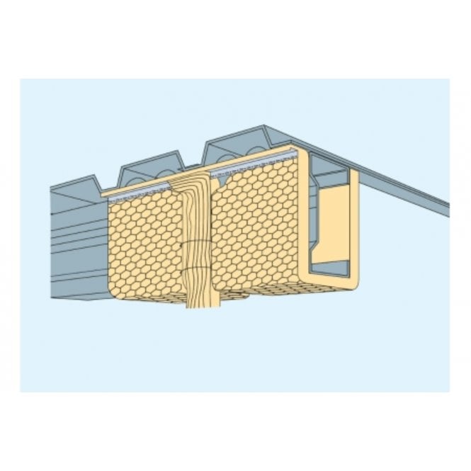 Rockwool Fire Barrier Foil Faced 1000mm