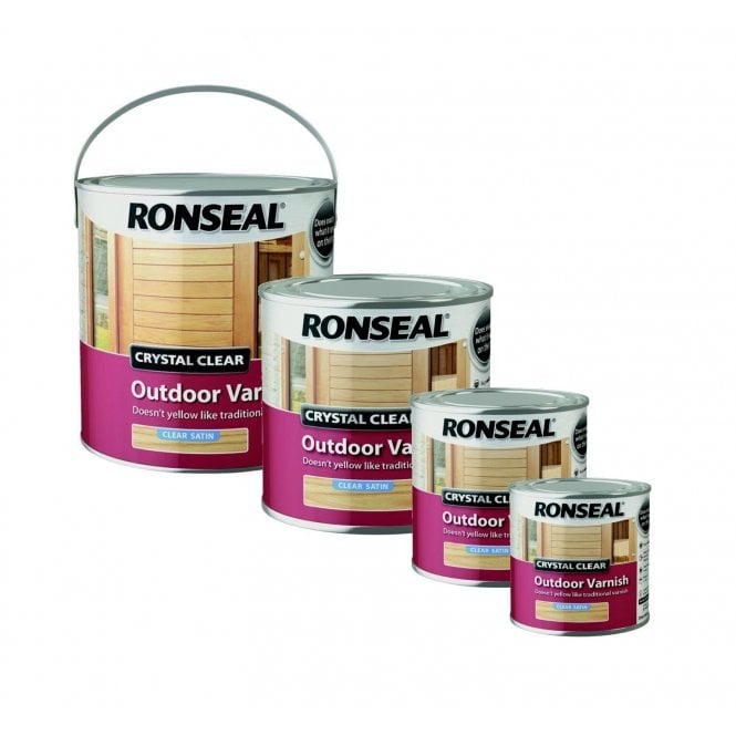 Ronseal Crystal Clear Outdoor Varnish