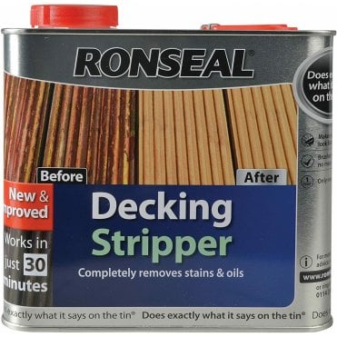 Decking Stripper - Removes Stains and Oils - 2.5 Litre