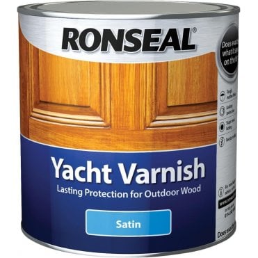 Exterior Long Lasting Yacht Varnish - Satin - Gloss