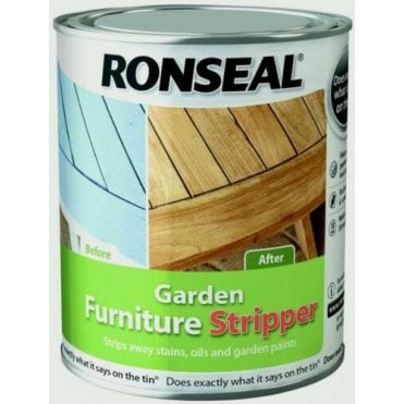 Garden Furniture Stripper Strips Stains Oil & Garden Paints - 750ml