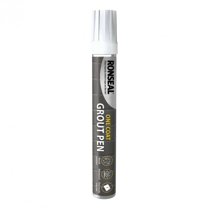 Ronseal One Coat Grout Pen White