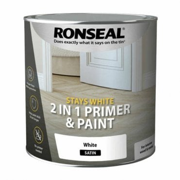 Stays White 2 in 1 Primer and Paint - Brilliant White