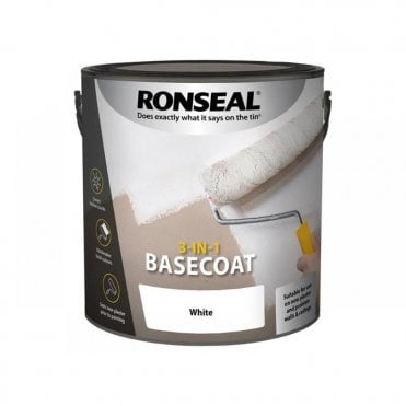 White 3 in 1 Basecoat Paint