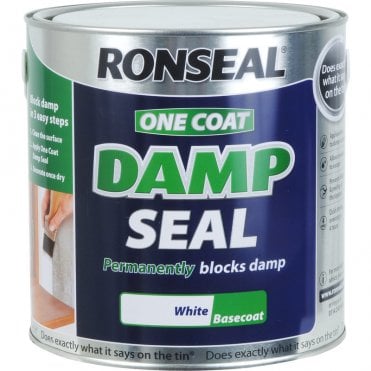 White ONE COAT Damp Seal