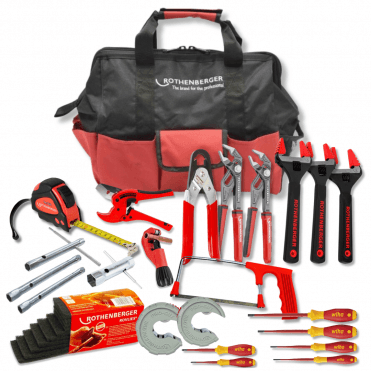 Rothenberger 16" Plumbers Tool Bag Premium Set VDE