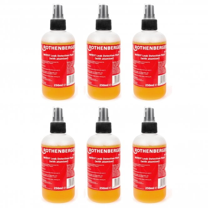 Rothenberger 250ml Rotest Leak Detection Spray 67048 (Pack of 6)