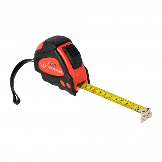 Rothenberger 5m Metric/Imperial Tape Measure with ABS Casing - 88819E