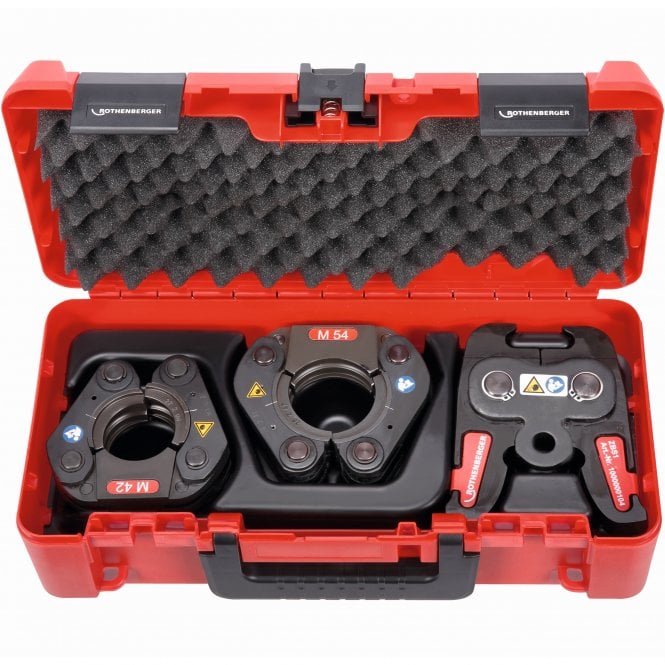 Rothenberger Romax 4000 Hardened Press Jaw Set & Case M42-M54 - 1000001500
