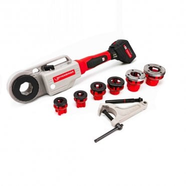 Supertronic 2000 E Cordless Pipe Threading Tool Set with Battery & Charger - 1000003428