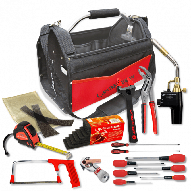 Rothenberger Tote Bag Plumbers Bundle Kit Premium Standard