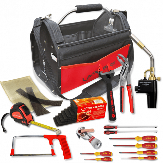 Rothenberger Tote Bag Plumbers Bundle Kit Premium VDE