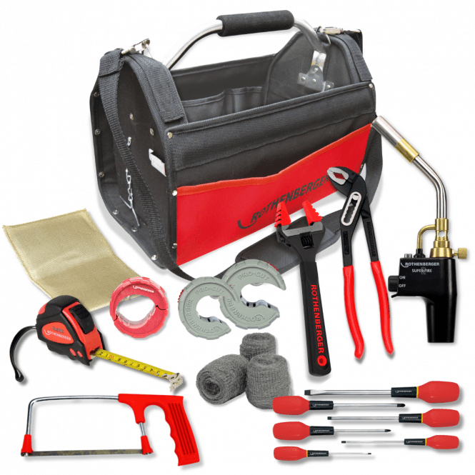 Rothenberger Tote Bag Plumbers Bundle Kit Standard