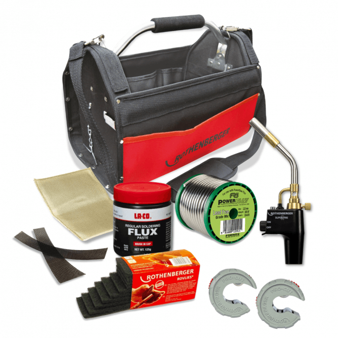 Rothenberger Tote Bag Plumbers Soldering Basic Kit Plus