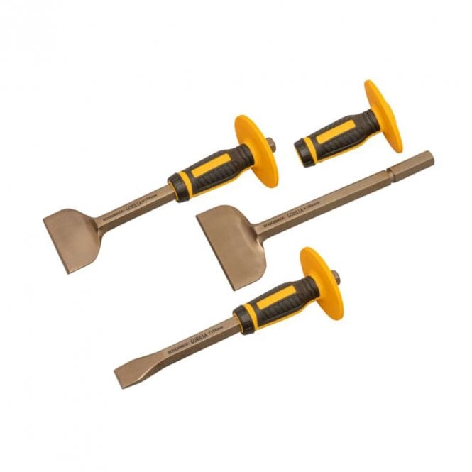 Roughneck Gorilla Bolster And Chisel Set 3Pc