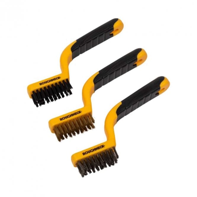 Roughneck Soft grip N Brush Set 3Pc