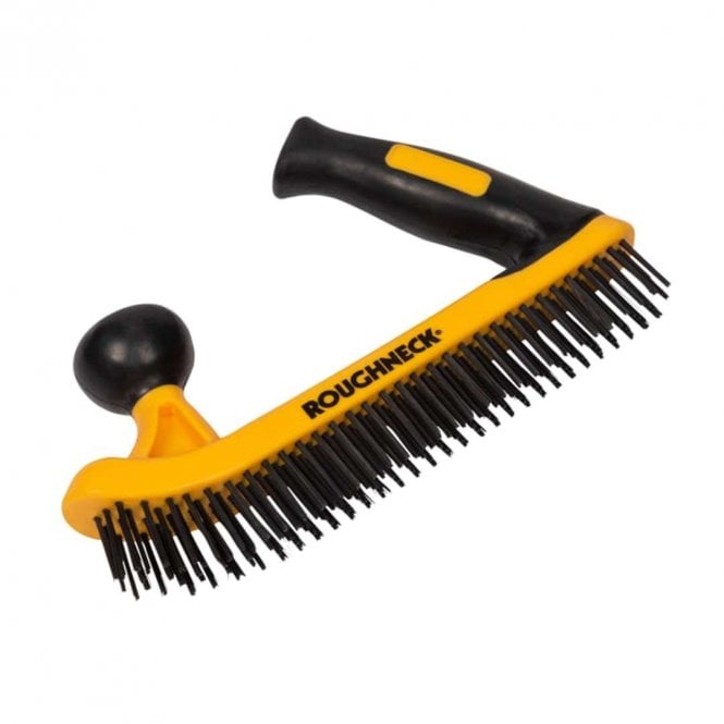 Roughneck Soft grip Two Handed Wire Brush