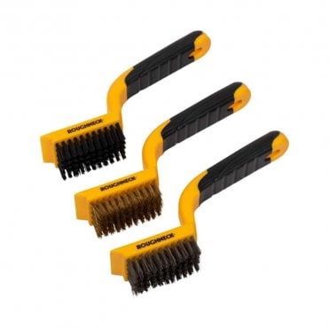 Soft grip Wire Brush Set 3Pc