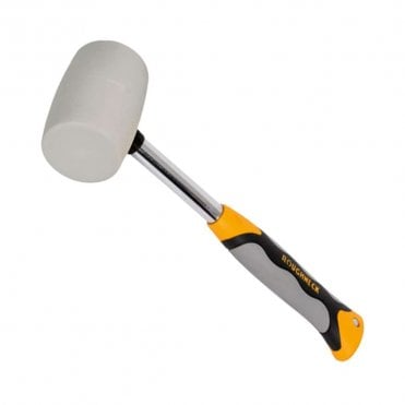 White Non-Marking Rubber Mallet