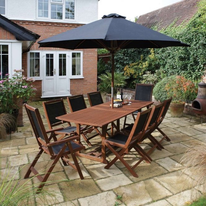 Rowlinson Bali 10-Piece Hardwood Set