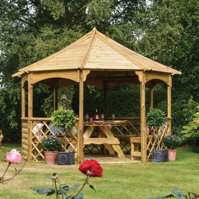 Rowlinson Buckingham Gazebo 2780 x 3570mm