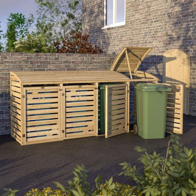 Rowlinson Classic Quadruple Bin Store